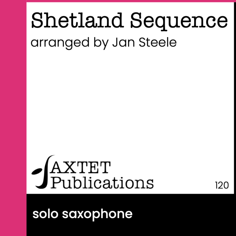 Shetland Sequence Saxtet Publications