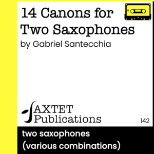 14 Canons for Two Saxophones