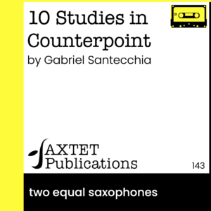 10 Studies in Counterpoint for Two Saxophones