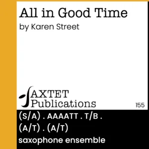 All In Good Time sheet music cover