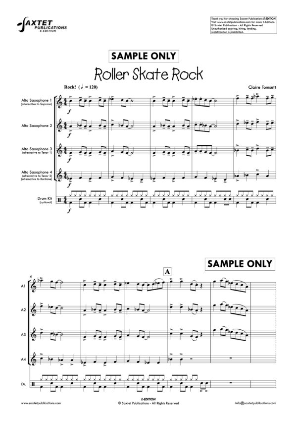 Easy Diner Saxtet Publications