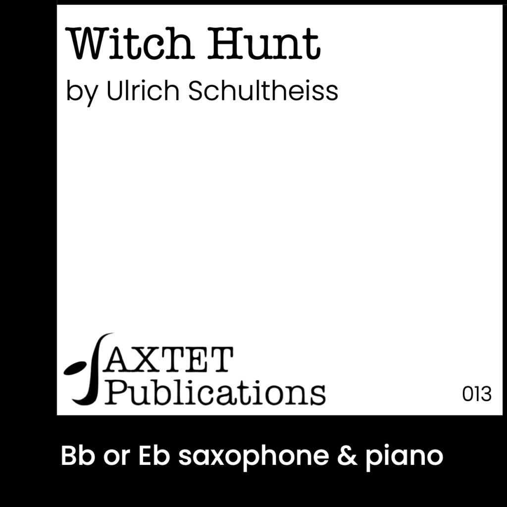 Witch Hunt - Saxtet Publications