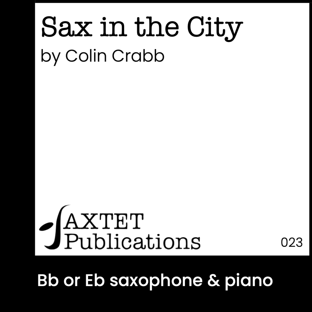 Sax In The City Saxtet Publications sax-in-the-city-saxtet-publications