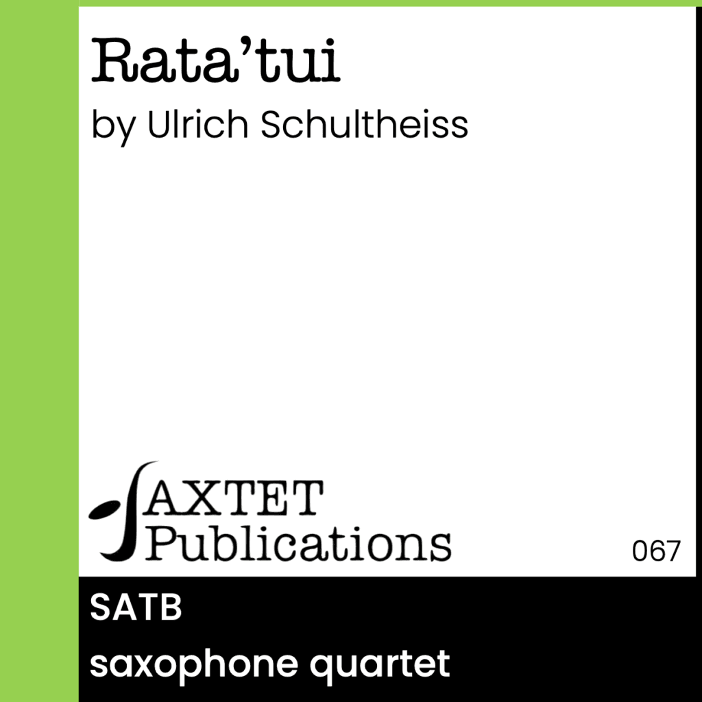 Music Rata Rata’tui - Saxtet Publications