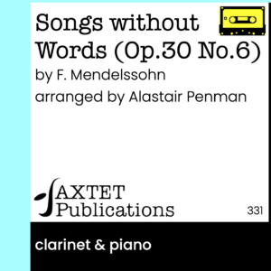 Songs Without Words (Op.30 No.6)