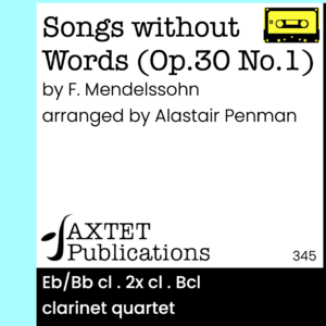 Songs Without Words (Op.30 No.1)