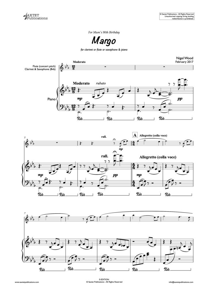 Margo Saxtet Publications