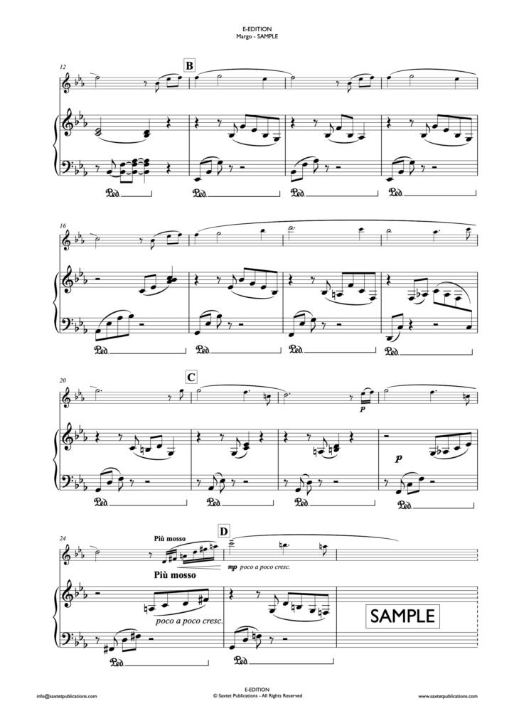 Margo Saxtet Publications