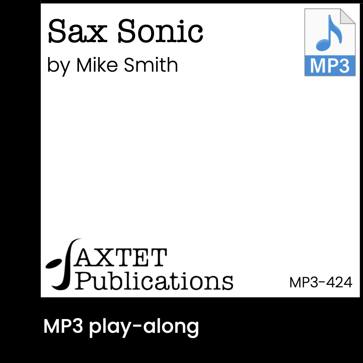 Cover MP3-424 - Sax Sonic - Playalong