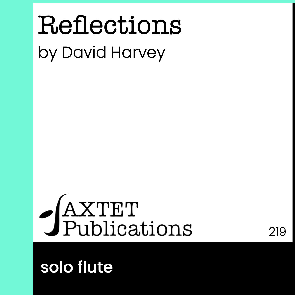 Cover 219 - Reflections - Solo Flute