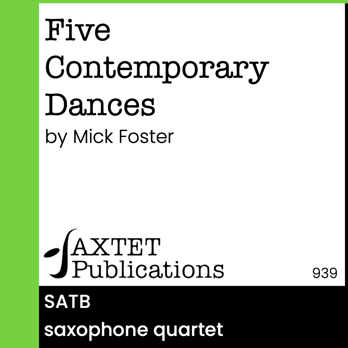 Five Contemporary Dances